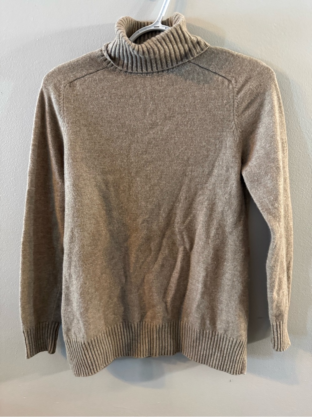 Mossimo  Dutti Cashmere WOMENS Brown Seawater Sz M Turtle Neck Ags